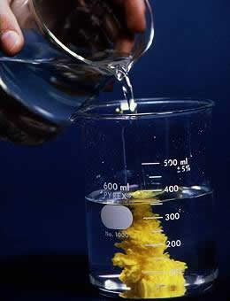picture of someone pouring liquid from a beaker